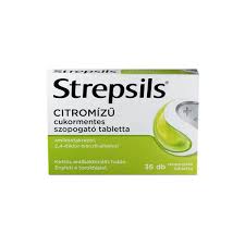 Strepsils citromízű cukormentes szopogató tabletta 36x