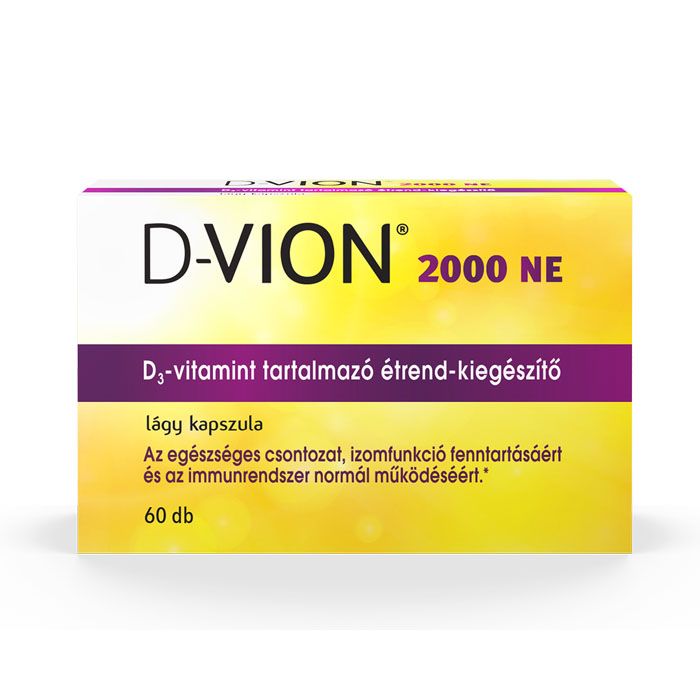 D-Vion D3 2000NE kapszula 60x