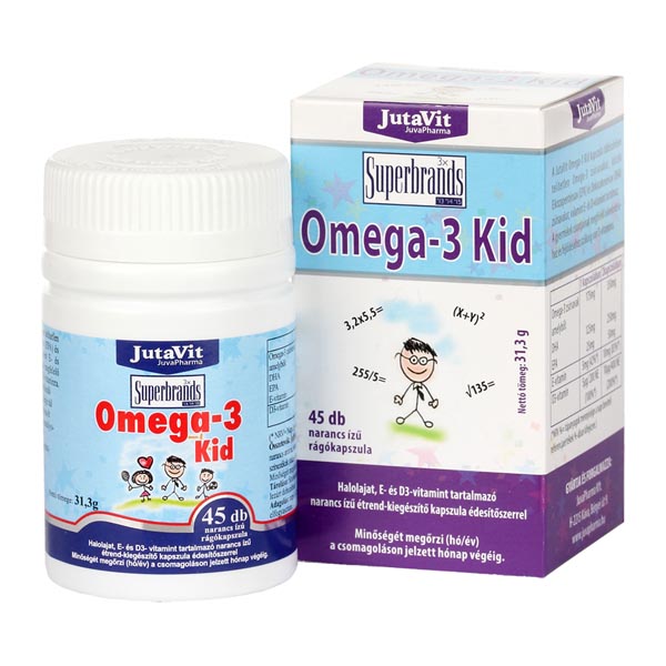 JutaVit Omega-3 Kid kapszula 45x