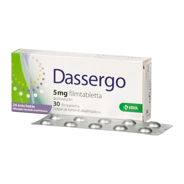 Dassergo 5 mg filmtabletta(régi név:Esradin) 30x