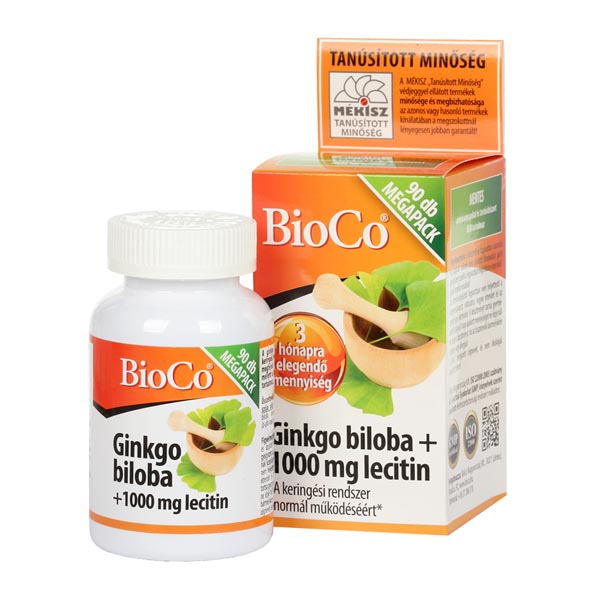 BioCo Ginkgo Lecitin kapszula 90x