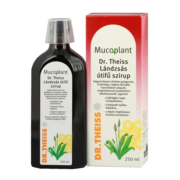 Mucoplant Dr.Theiss lándzsás útifű szirup GYÓGYSZ. 250ml