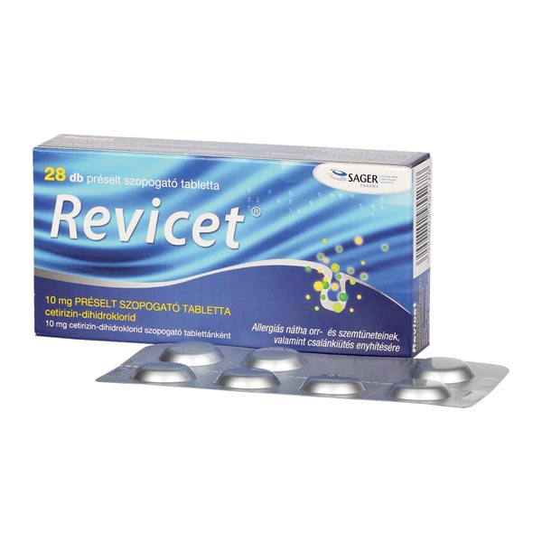 Revicet 10 mg préselt szopogató tabletta 28x