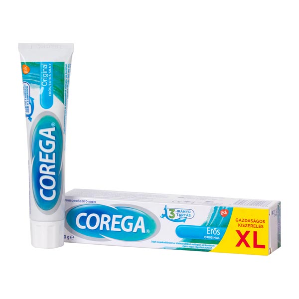 Corega műfogsorrögzítő krém erős rögzítés XL 70g