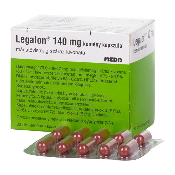 Legalon 140 mg kemény kapszula 60x
