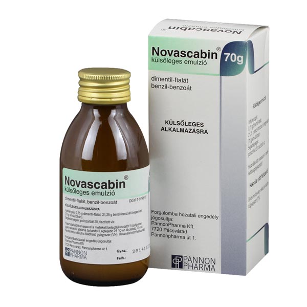 Novascabin külsőleges emulzió 70g