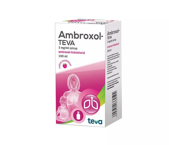 Ambroxol-Teva 3 mg/ml szirup + szájfecskendő 100ml