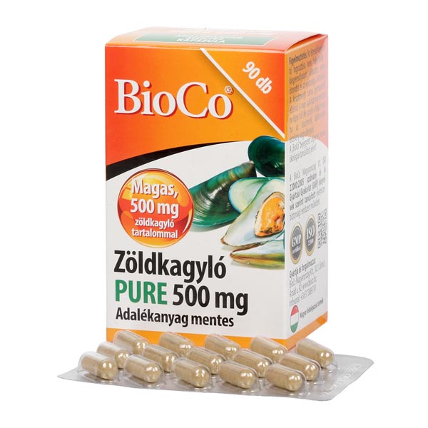 BioCo Zöldkagyló PURE 500 mg kapszula 90x