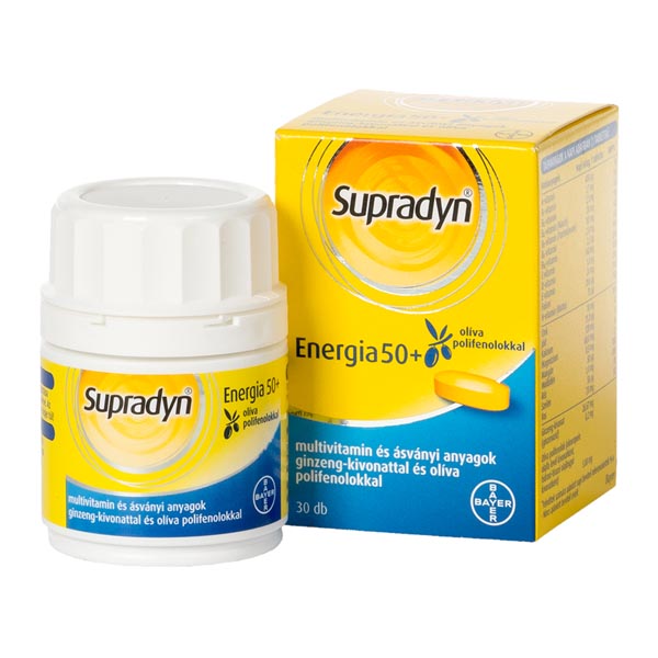 Supradyn Energia 50+ filmtabletta 30x