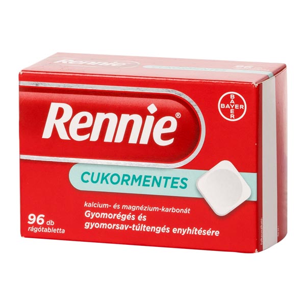 Rennie cukormentes rágótabletta 96x