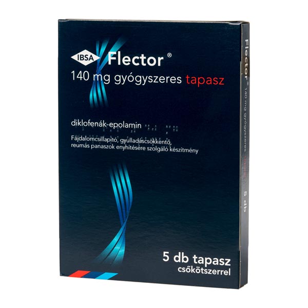 Flector 140 mg gyógyszeres tapasz 5x