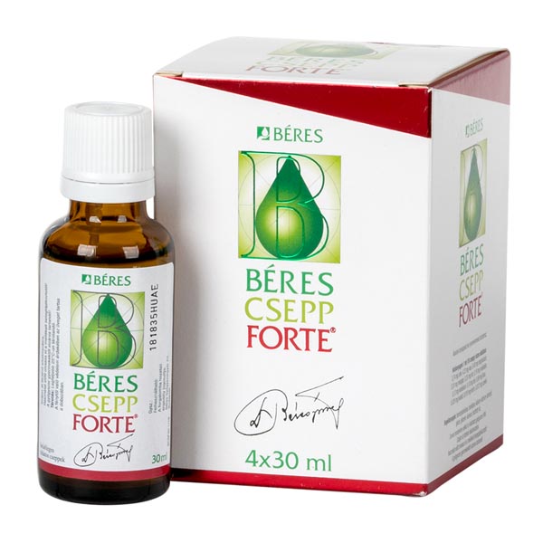Béres Csepp Forte belsől.old.cseppek csepp.betét 4x30ml