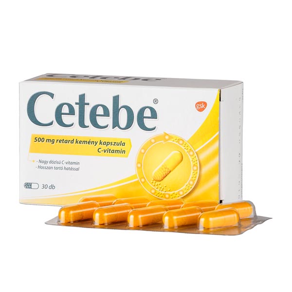 Cetebe 500 mg retard kemény kapszula 30x (bliszter)