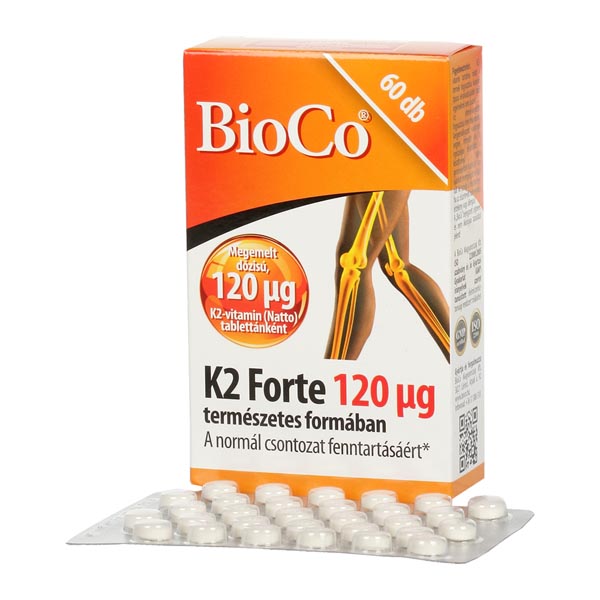 BioCo K2-vitamin Forte 120 mcg tabletta 60x