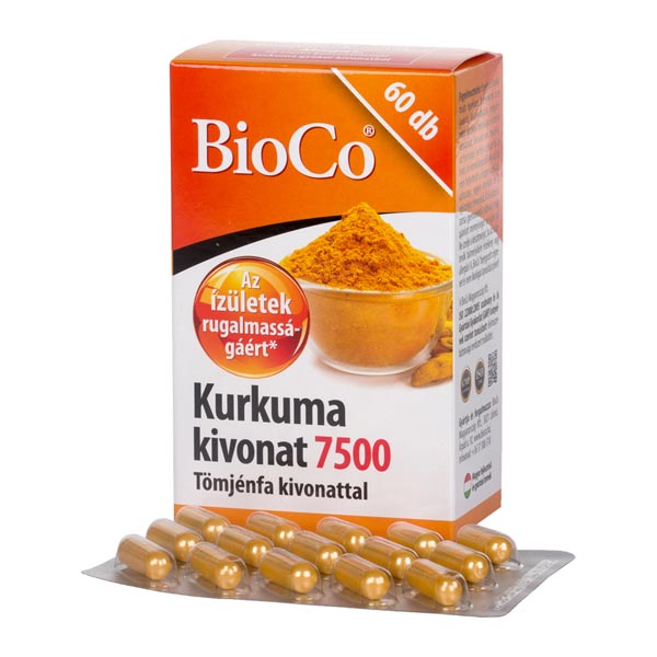 Bioco Kurkuma Tömjénfa kivonat kapszula 60x