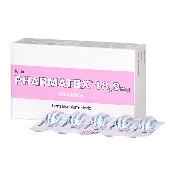 Pharmatex  18,9 mg hüvelykúp 10x