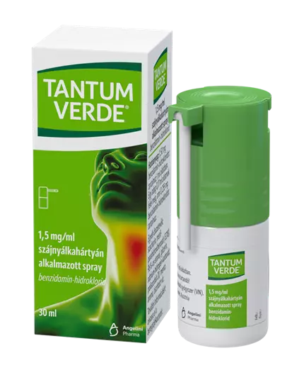 Tantum Verde 1,5mg/ml szájnyálkahártyán alk.spray 30ml