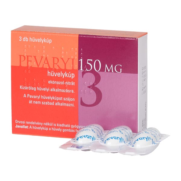 Pevaryl 150 mg hüvelykúp 3x