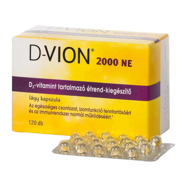 D-Vion D3 2000NE kapszula 120x