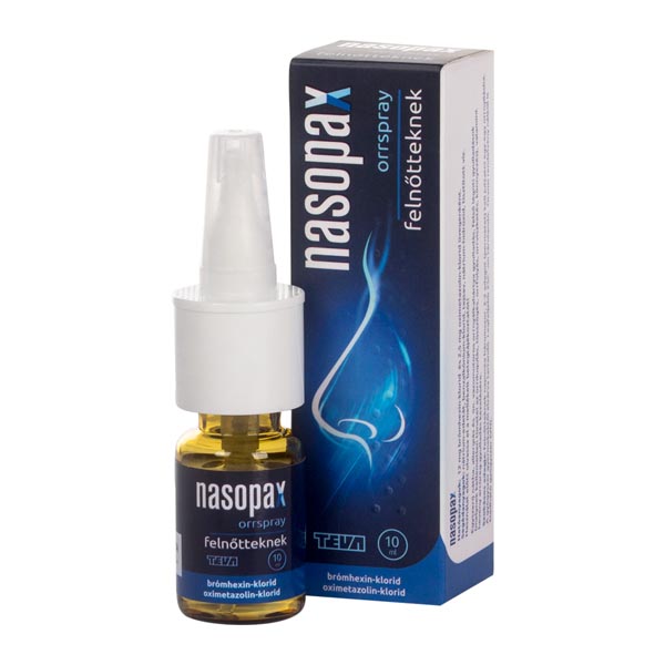 Nasopax DUO orrspray felnőtteknek 1x10ml