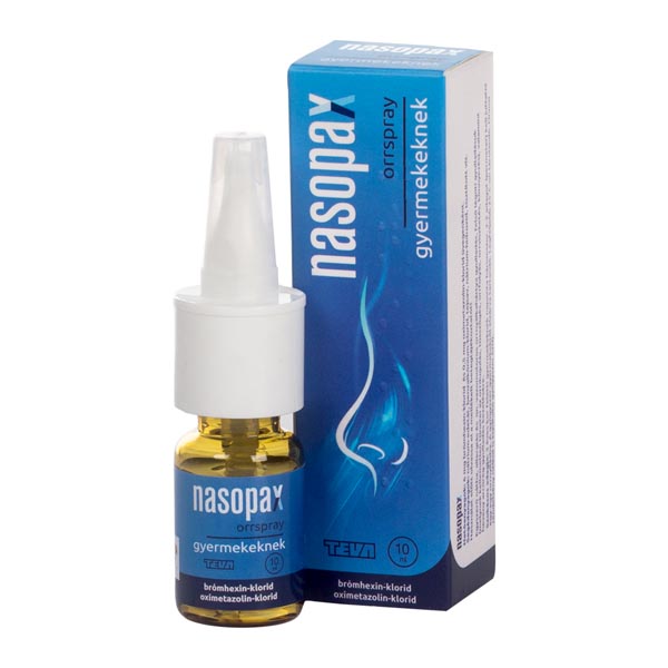 Nasopax DUO orrspray gyermekeknek 1x10ml