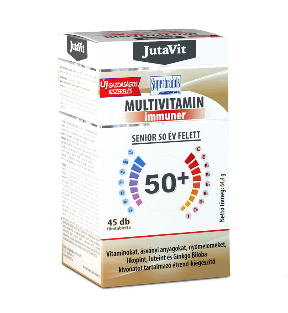 JutaVit Multivitamin Senior 50+ tabletta 45x