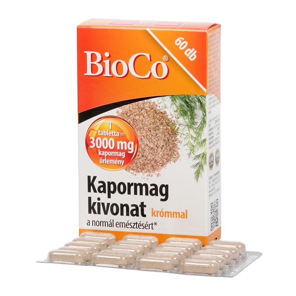 BioCo Kapormag kivonat tabletta krómmal 60x