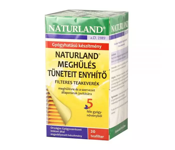Naturland meghűlés elleni tea filteres 20x