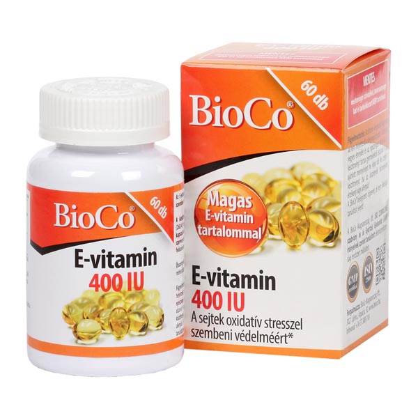Bioco E-vitamin 400NE kapszula 60x