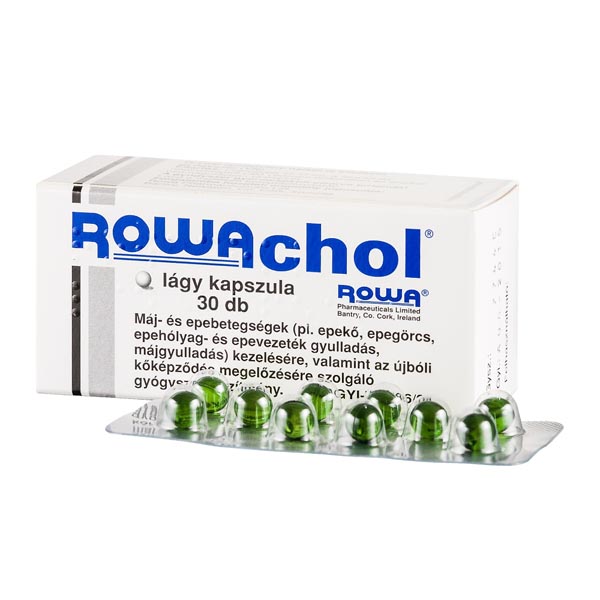 Rowachol lágy kapszula 30x buborékcsomagolásban