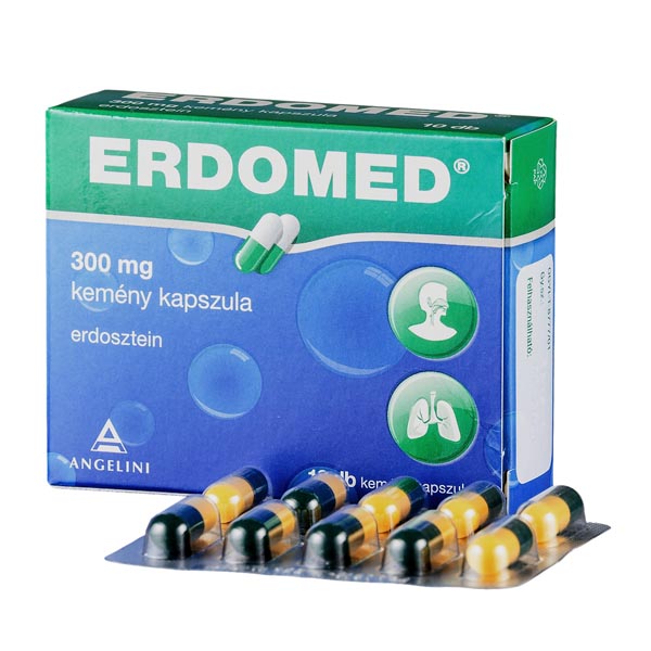Erdomed  300 mg kemény kapszula 10x