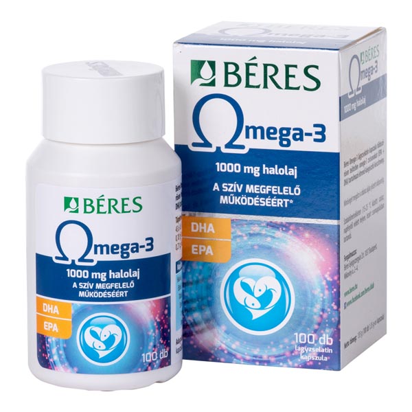 Béres Omega-3 étrkieg. lágyzsel. kapszula 100x