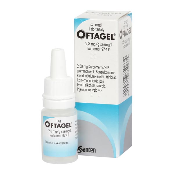 Oftagel  2,5 mg/g szemgél 1x10g