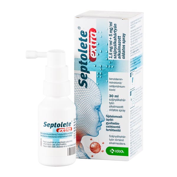 Septolete Extra 1,5 mg/ml+5 mg/ml szájny.alk.old.s 30ml