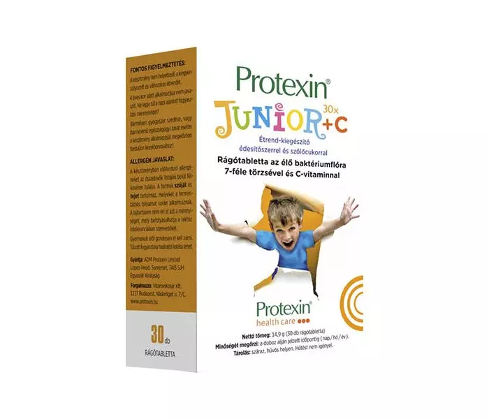 Protexin Junior +C étrendkieg. rágótabletta 30x