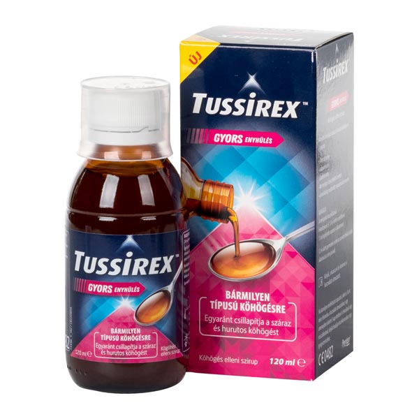 Tussirex szirup köhögésre 120ml