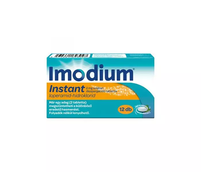 Imodium Instant 2 mg szájban diszpergáló tabl. 12x