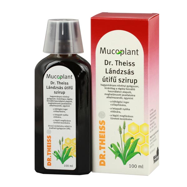 Mucoplant Dr.Theiss lándzsás útifű szirup GYÓGYSZ. 100ml