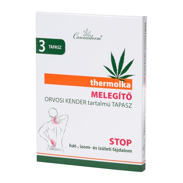 Cannaderm Thermolka tapasz melegítő 3x