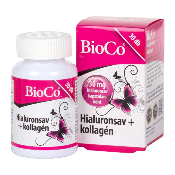 BioCo Hyaluronsav kollagén kapszula 30x