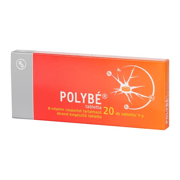 Polybe tabletta B-vitamin csop.tart.étrend-kieg. 20x