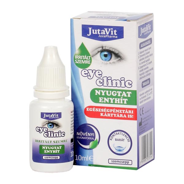 Jutavit Eye Clinic szemcsepp irritált szemre 10ml