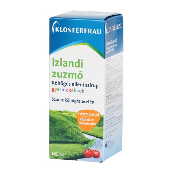 Klosterfrau Izlandi zuzmó szirup gyermekeknek 100ml