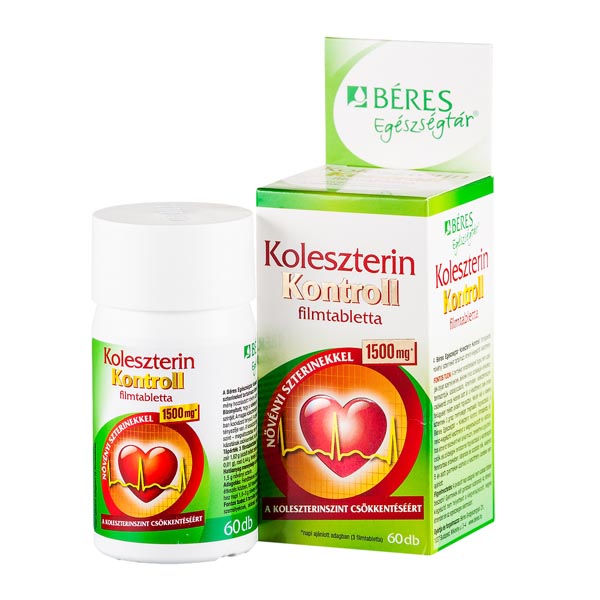Béres Egészségtár Koleszterin Kontroll filmtabl. 60x