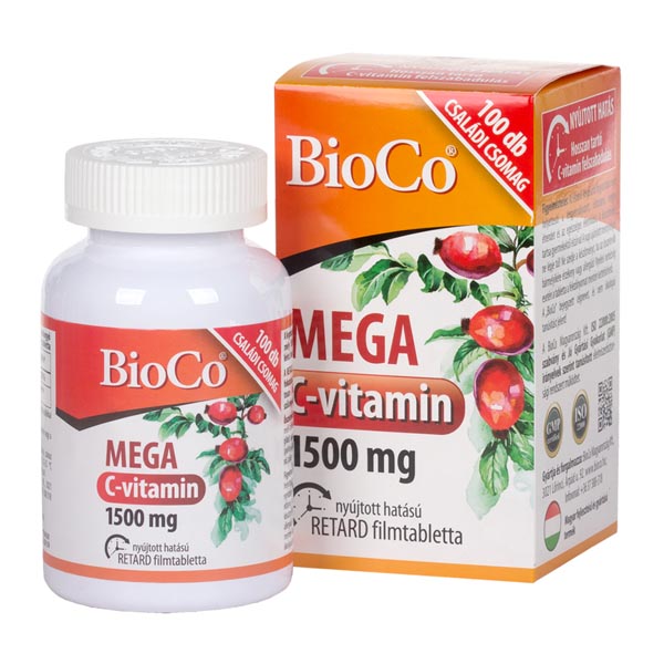 Bioco Mega C vitamin 1500 mg retard filmtabletta 100x