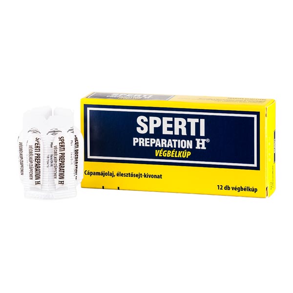 Sperti Preparation H végbélkúp 12x