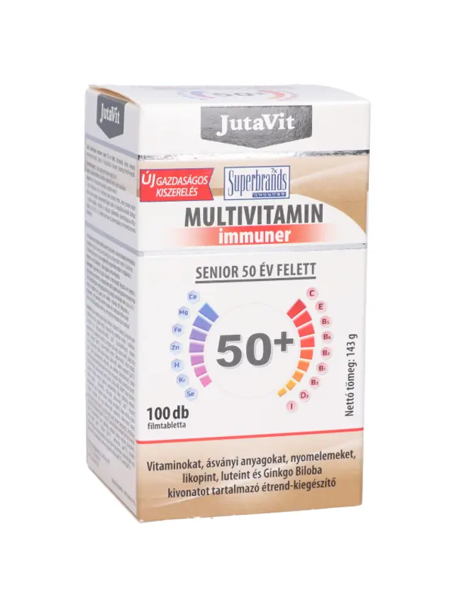 Jutavit Multivitamin Senior 50+ tabletta 100x