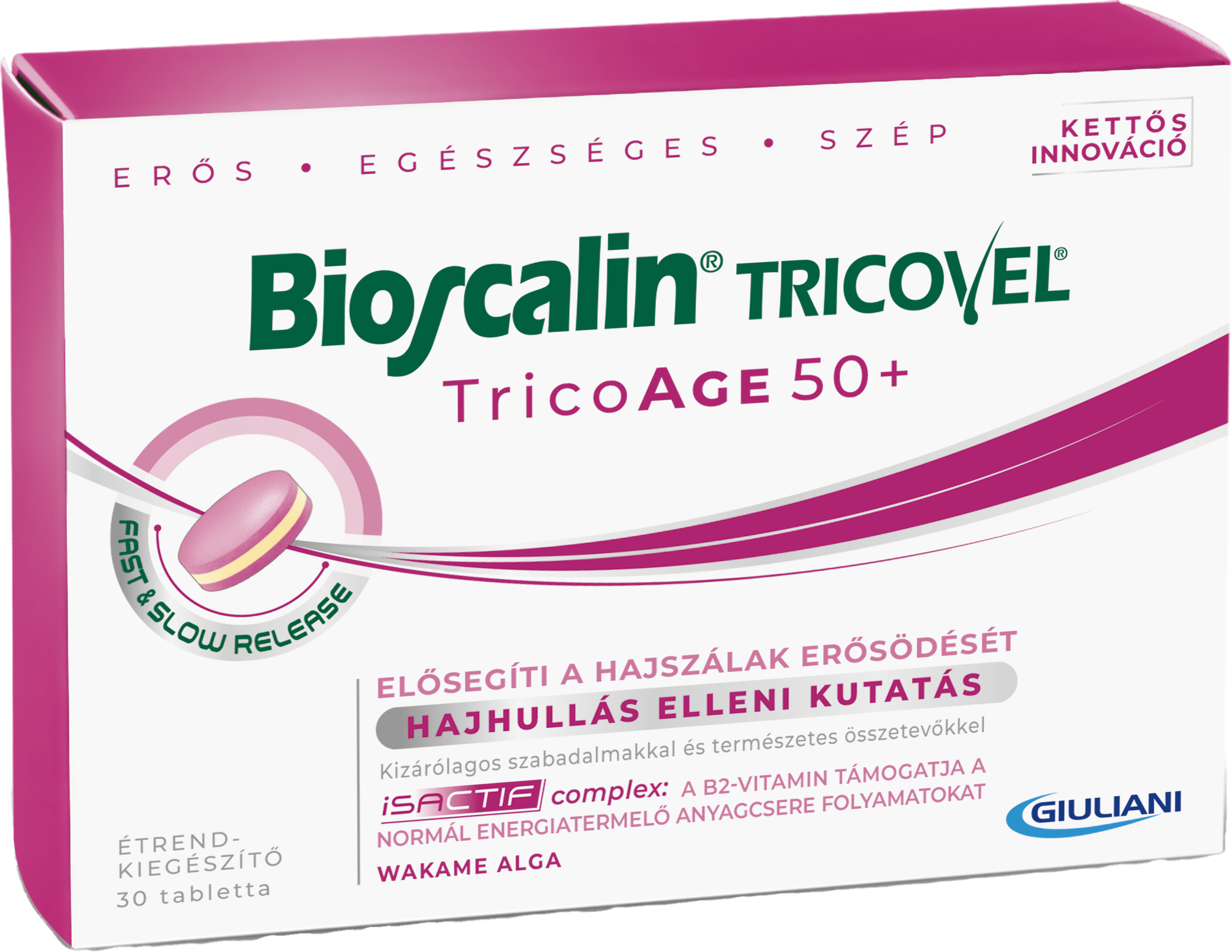 Bioscalin Tricovel TricoAge 50+ tabletta 30x