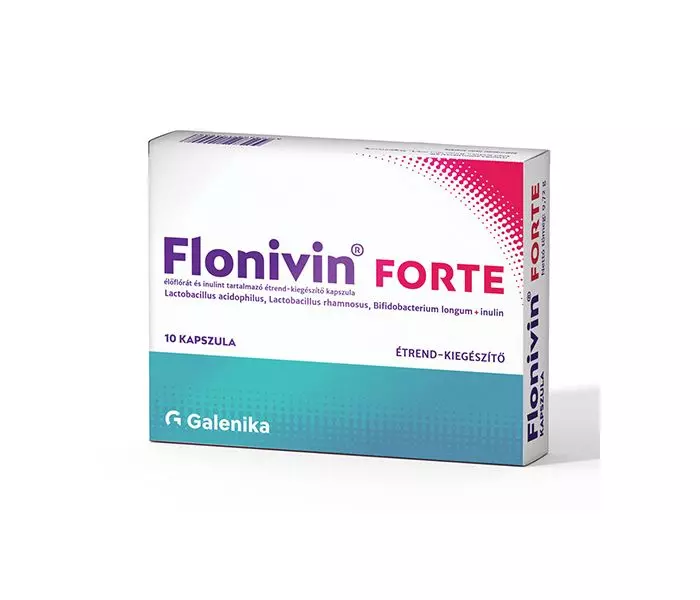 Flonivin Forte élőflóra inulin kapszula 10x