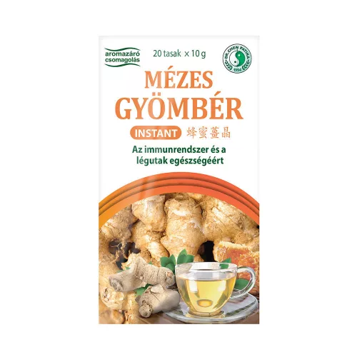 Gyömbér instant tea mézzel ízesítve DR.CHEN 20x10g